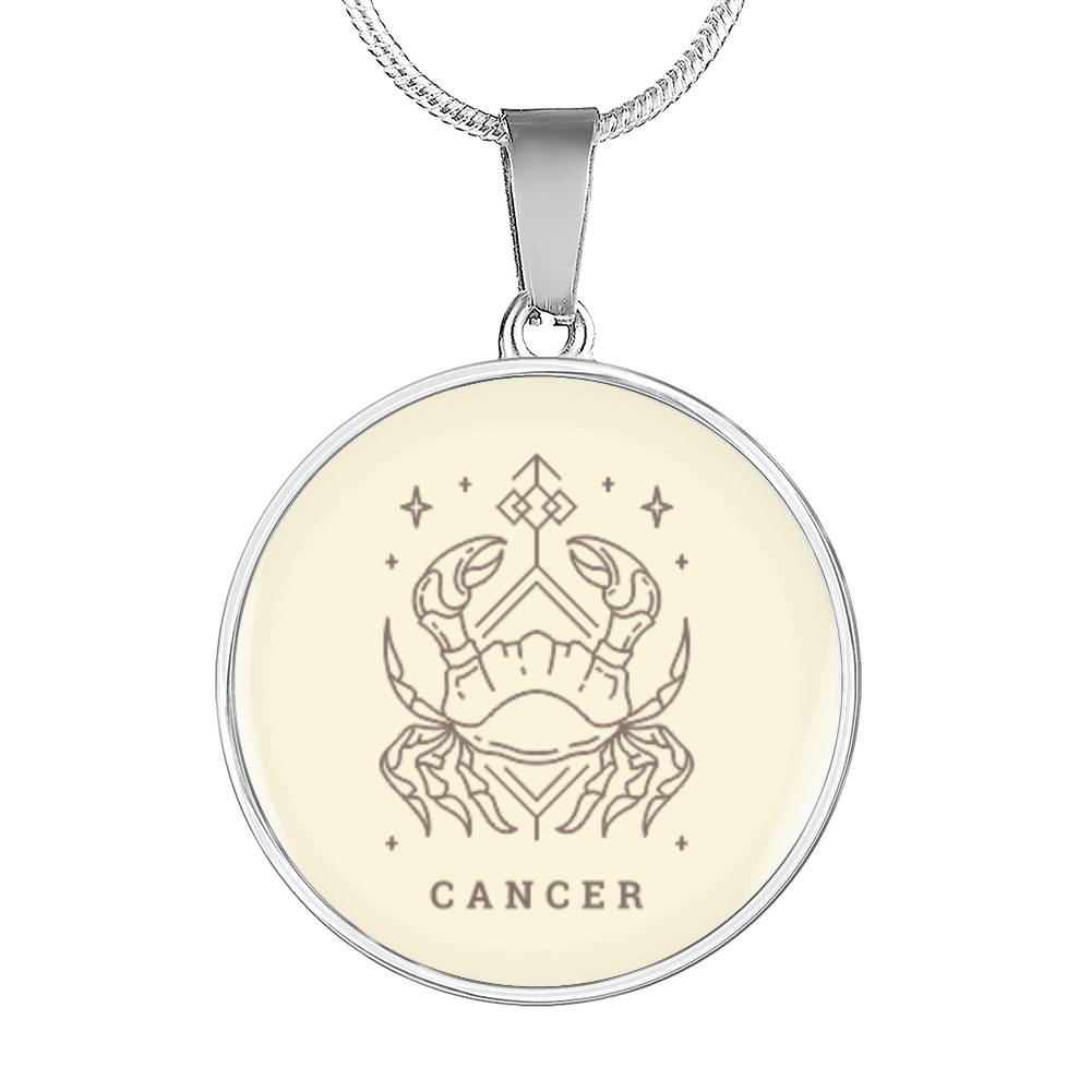 Circle Necklace with Engraving