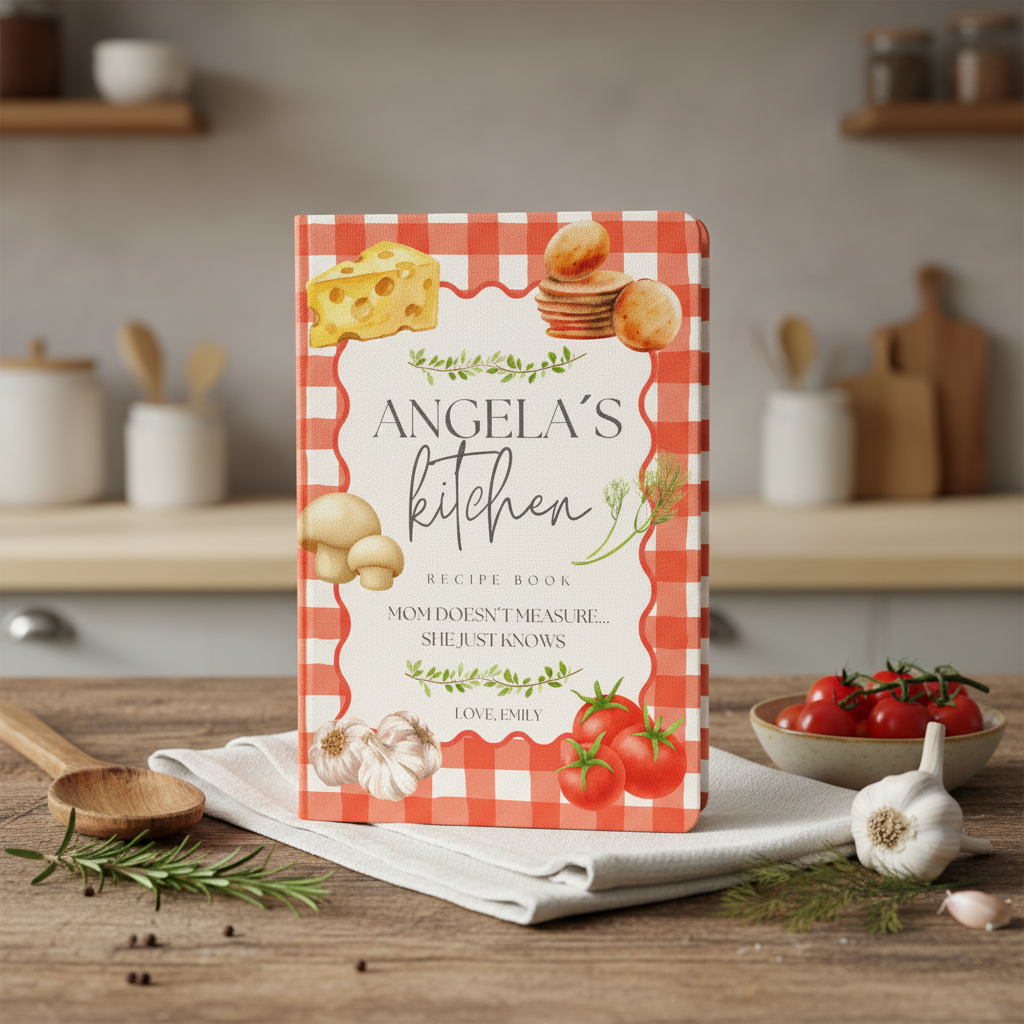 Personalized Recipe Book for Mom