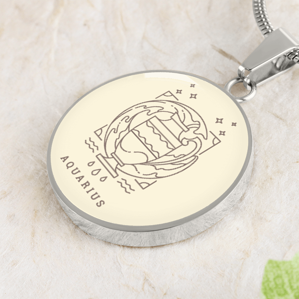 Zodiac Aquarius necklace