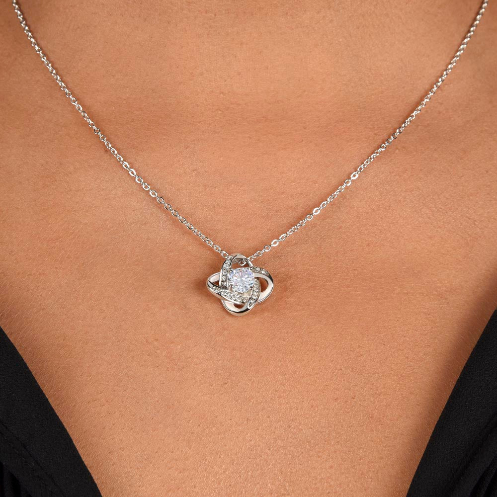 To My Daughter - Zirconia Stone Necklace