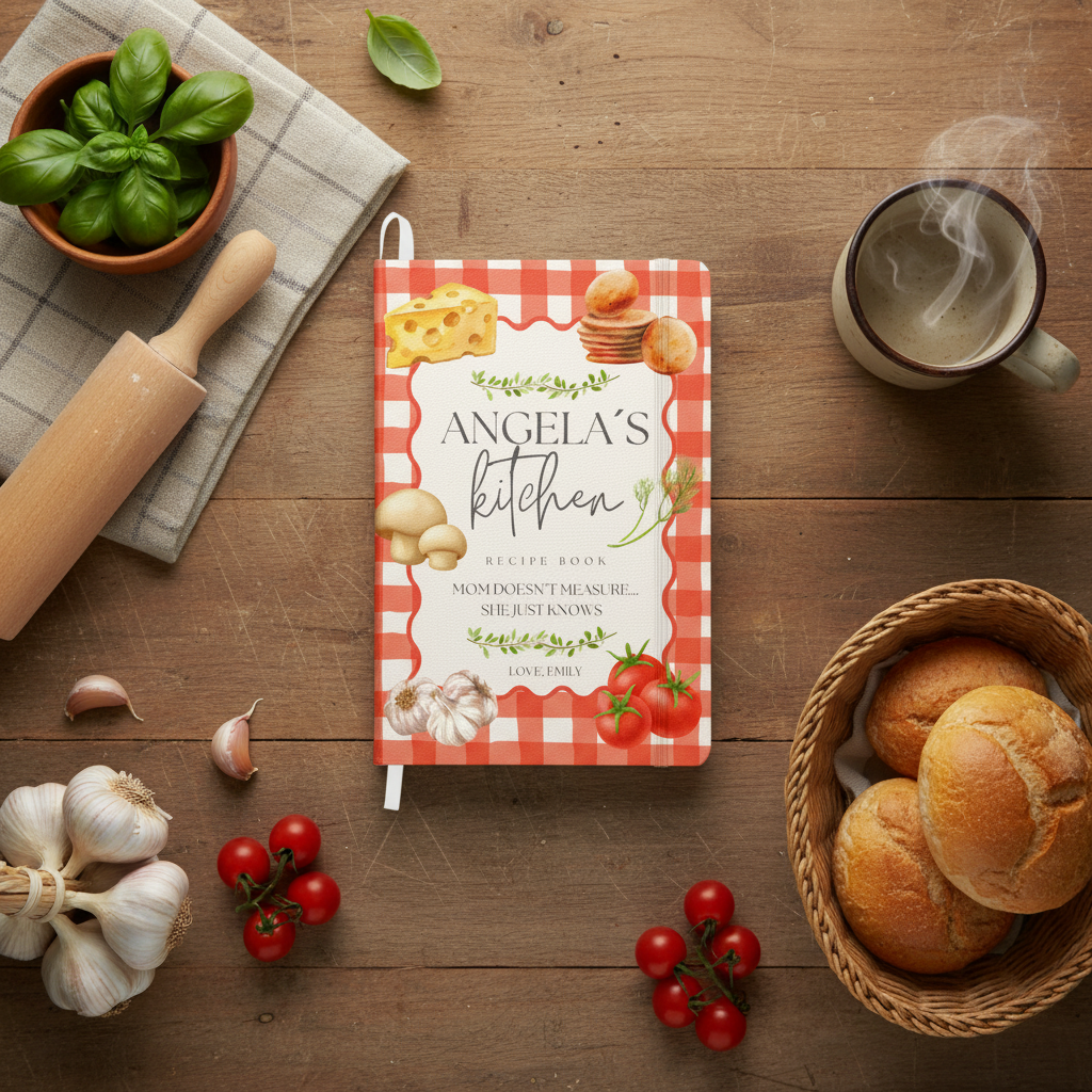 Personalized Recipe Book for Mom