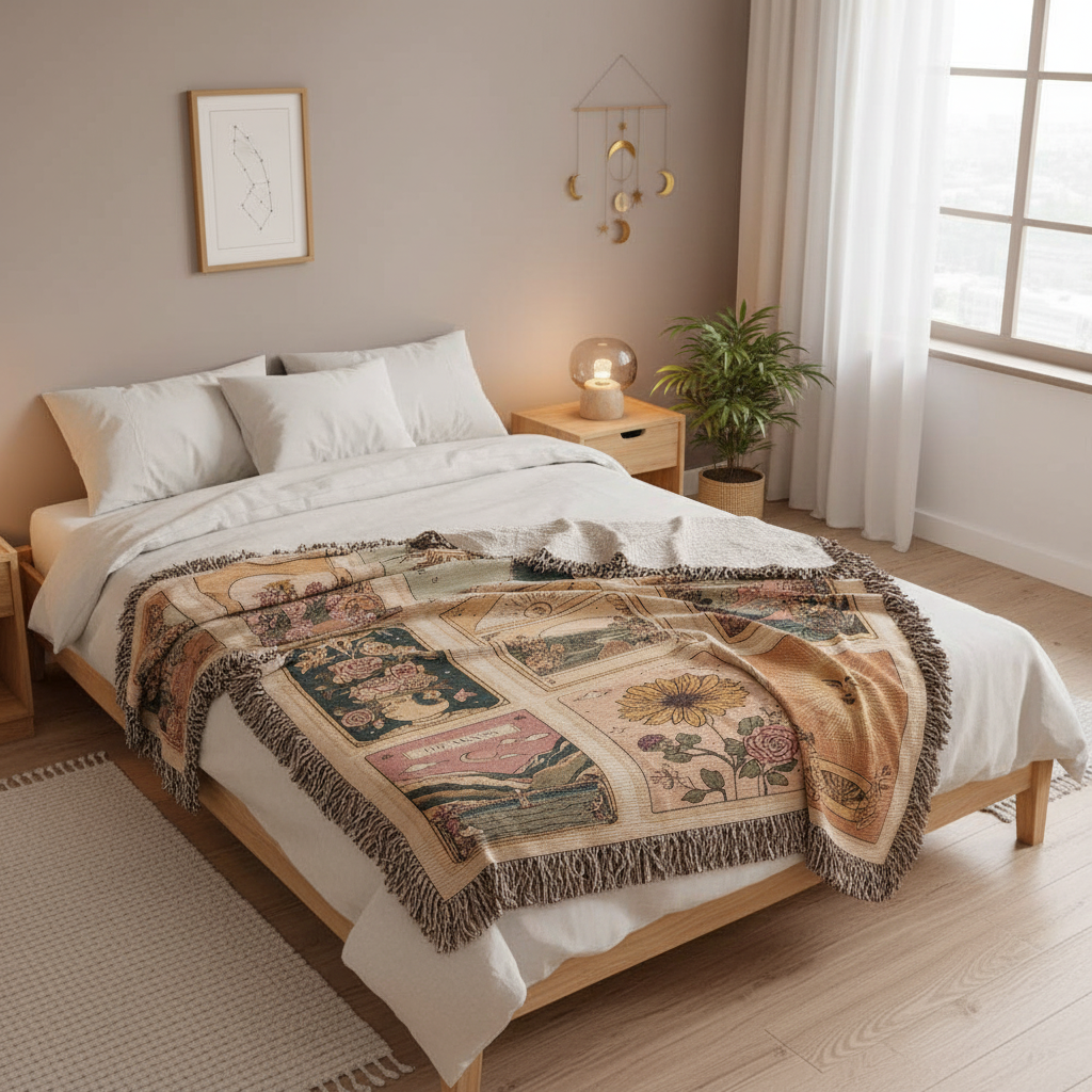The Tarot Collection Woven Blanket