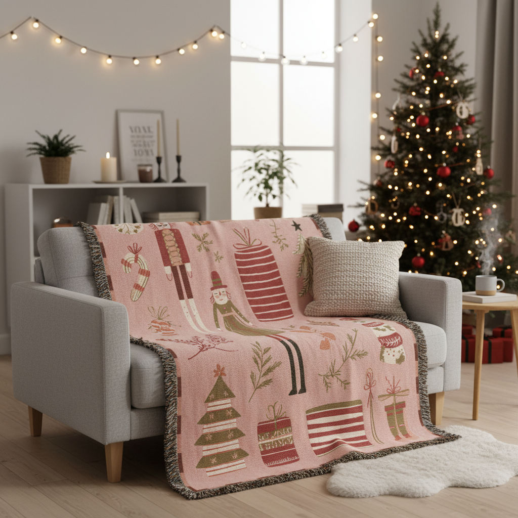 The Nutcracker Christmas Blanket