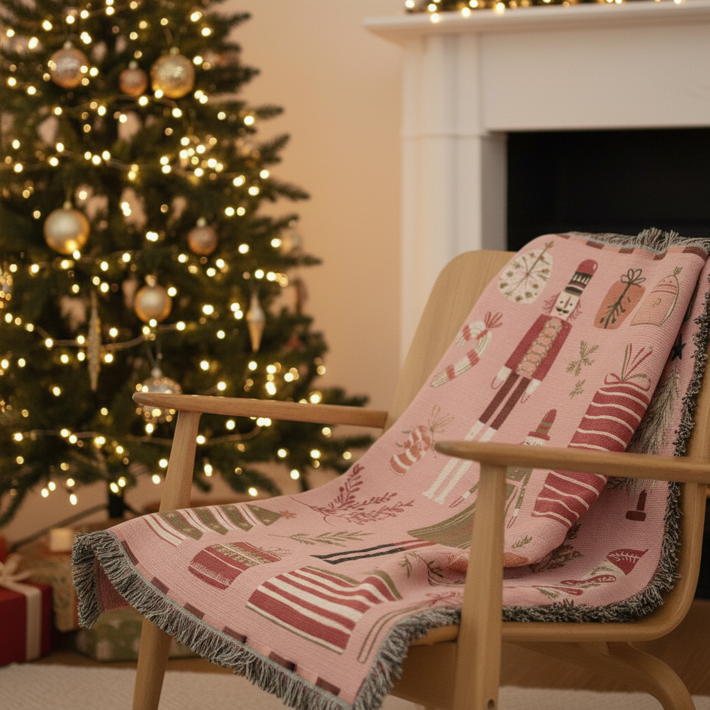 The Nutcracker Christmas Blanket
