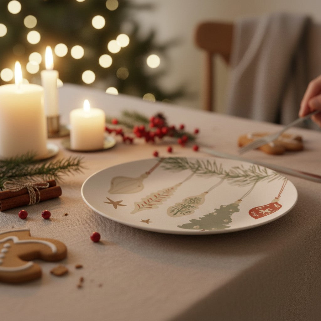 Christmas Ornaments Plate