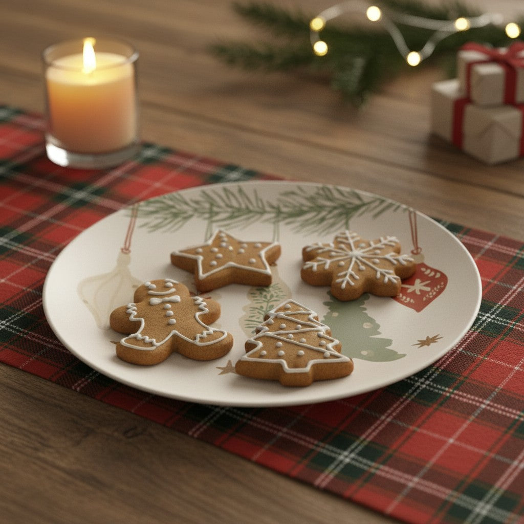 Christmas Ornaments Plate