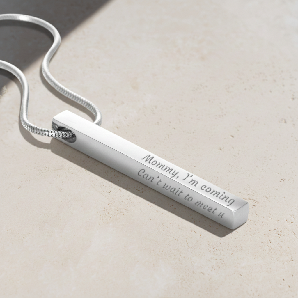 Mom To Be 4 Sided Engraved Bar