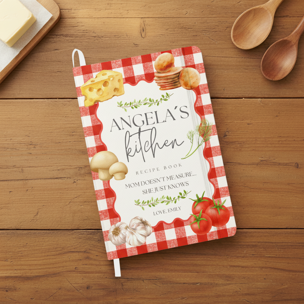 Personalized Recipe Book for Mom