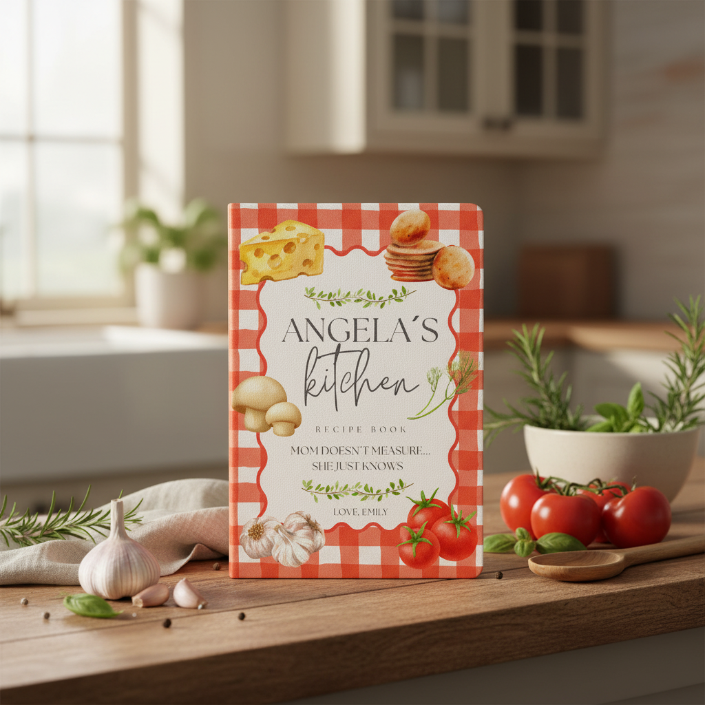 Personalized Recipe Book for Mom