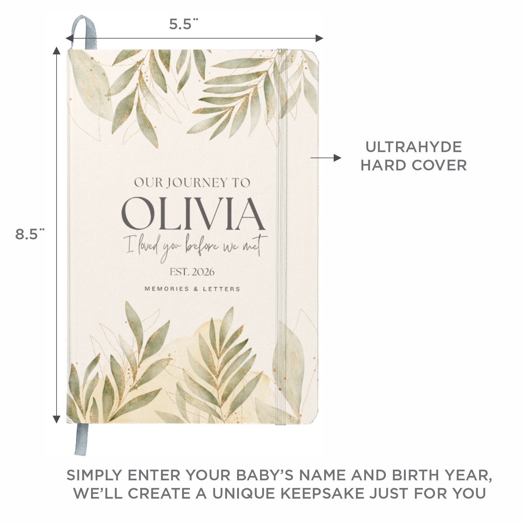 Personalized Pregnancy Journal for Mom-to-Be 01