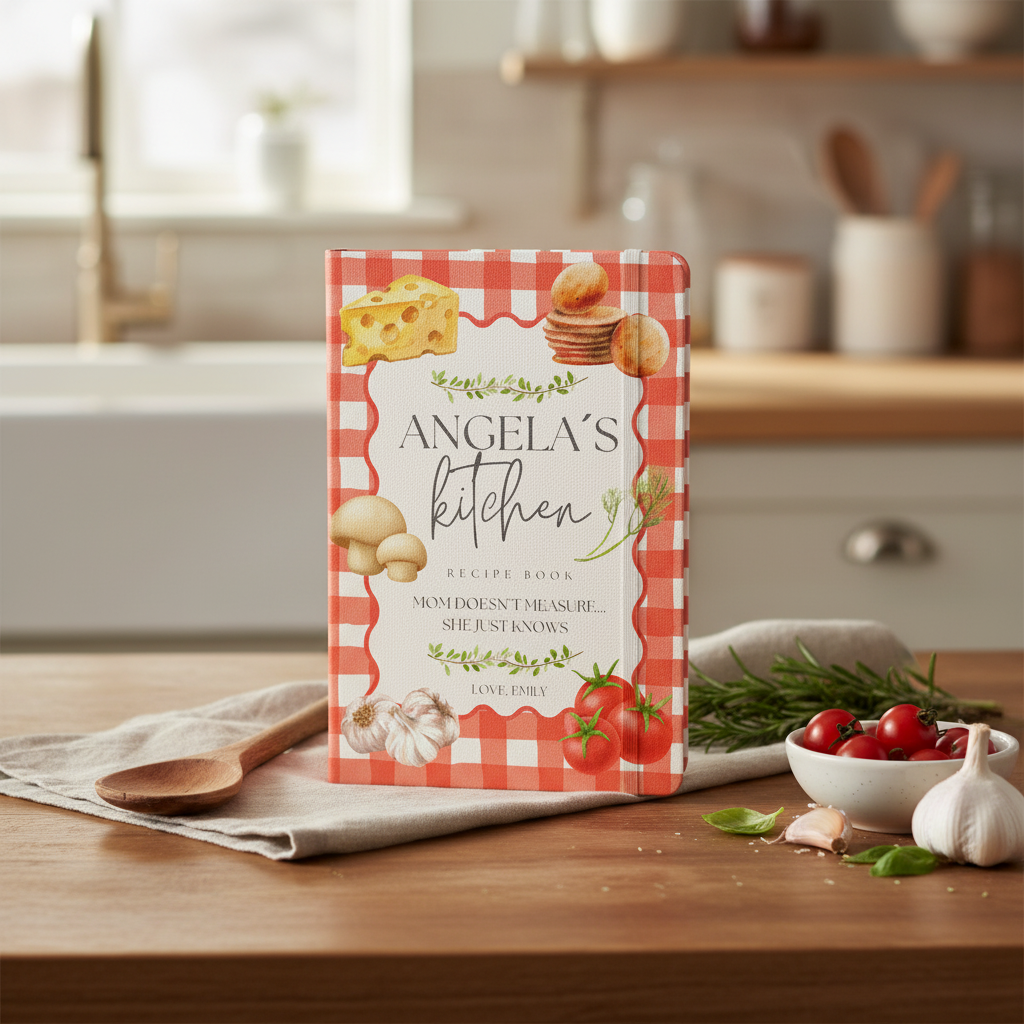 Personalized Recipe Book for Mom