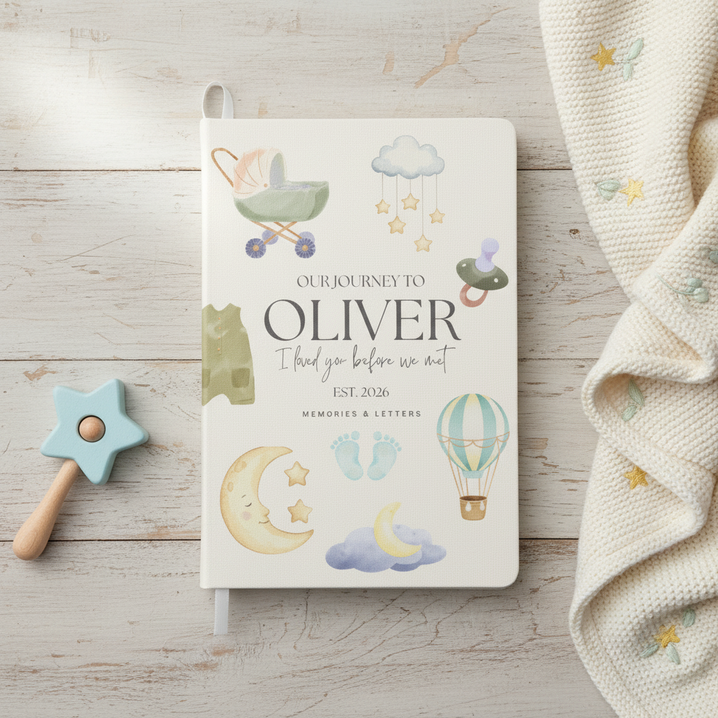 Personalized Pregnancy Journal for Mom-to-Be 02