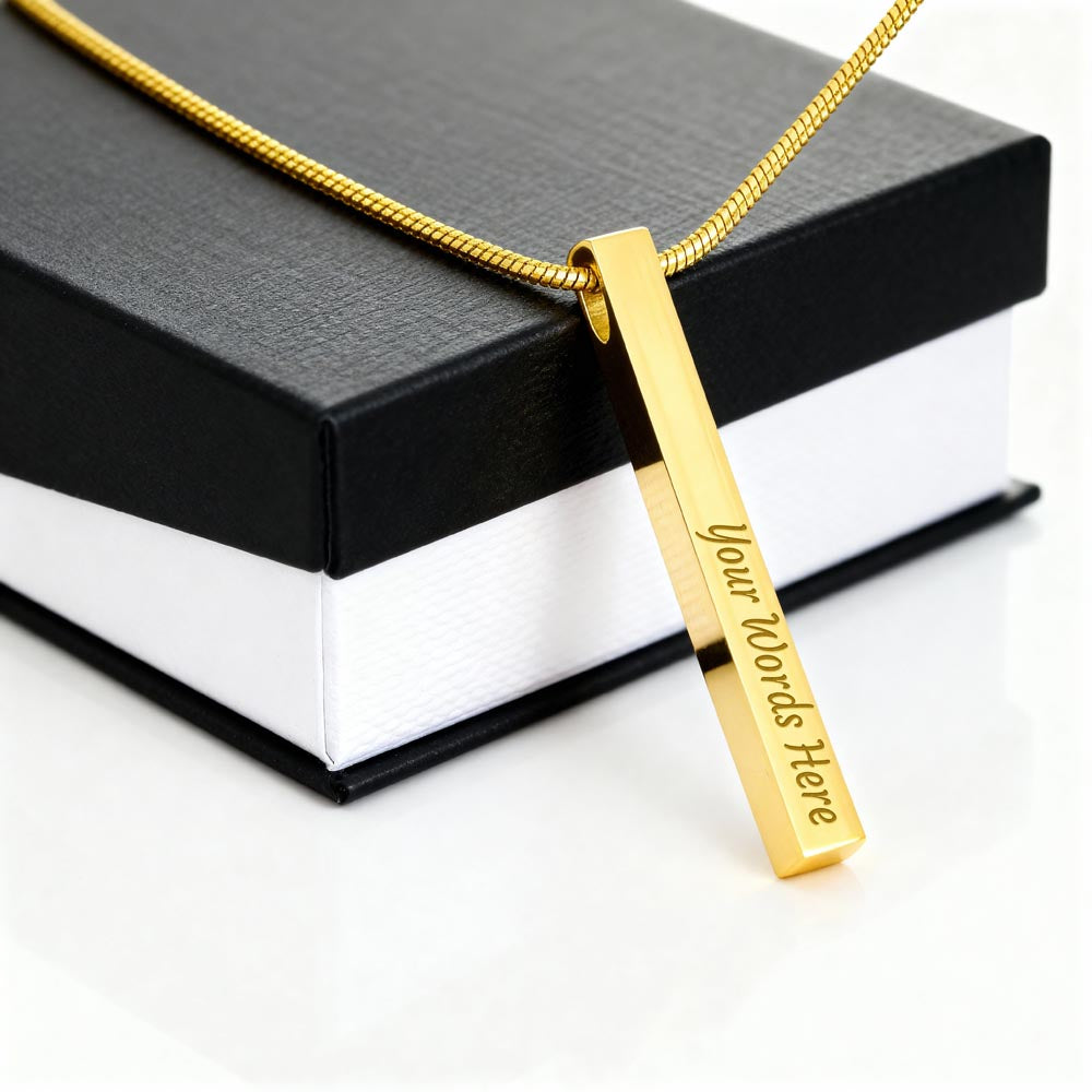Mom To Be 4 Sided Engraved Bar