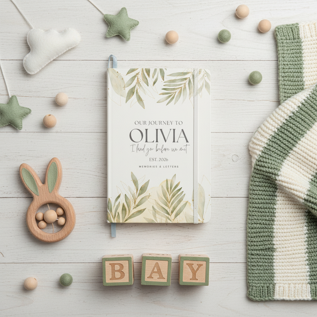 Personalized Pregnancy Journal for Mom-to-Be 01