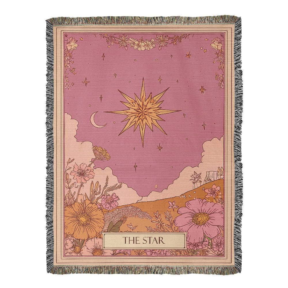 The Star Tarot Heirloom Woven Blanket