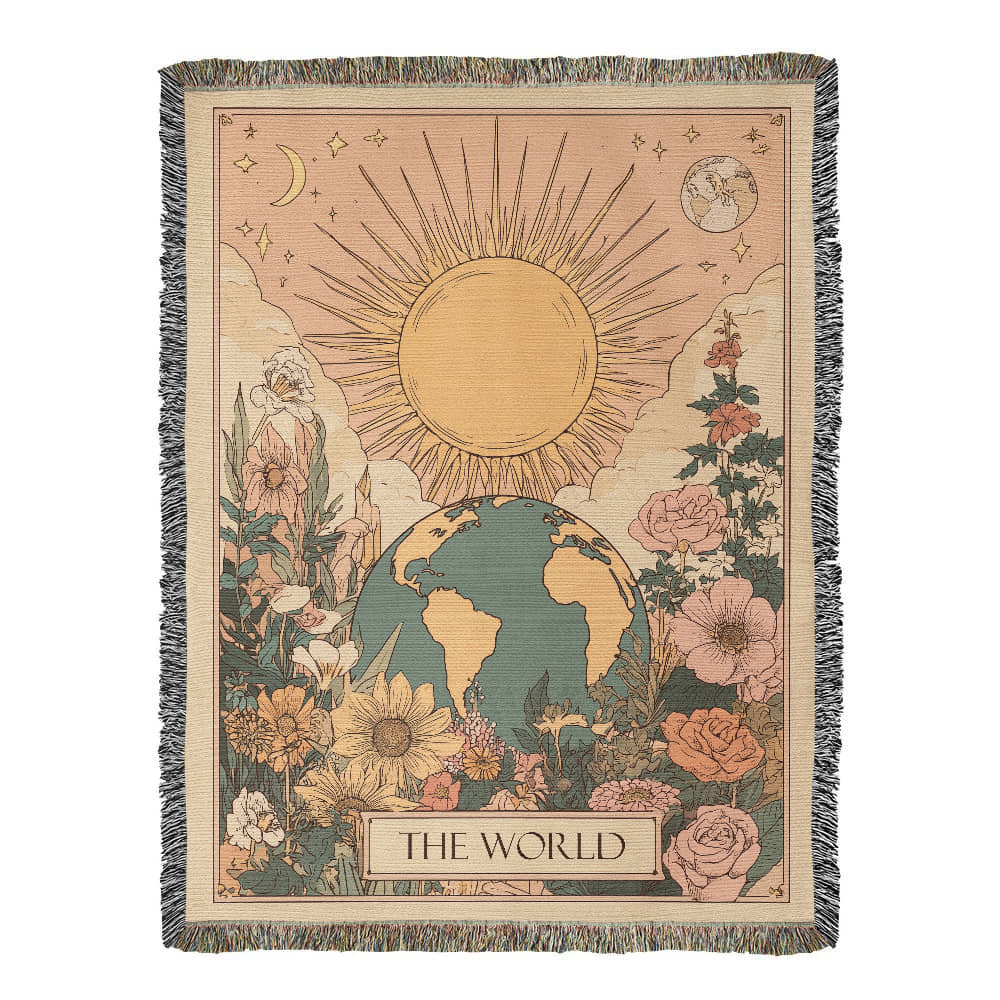 The World Tarot Heirloom Woven Blanket