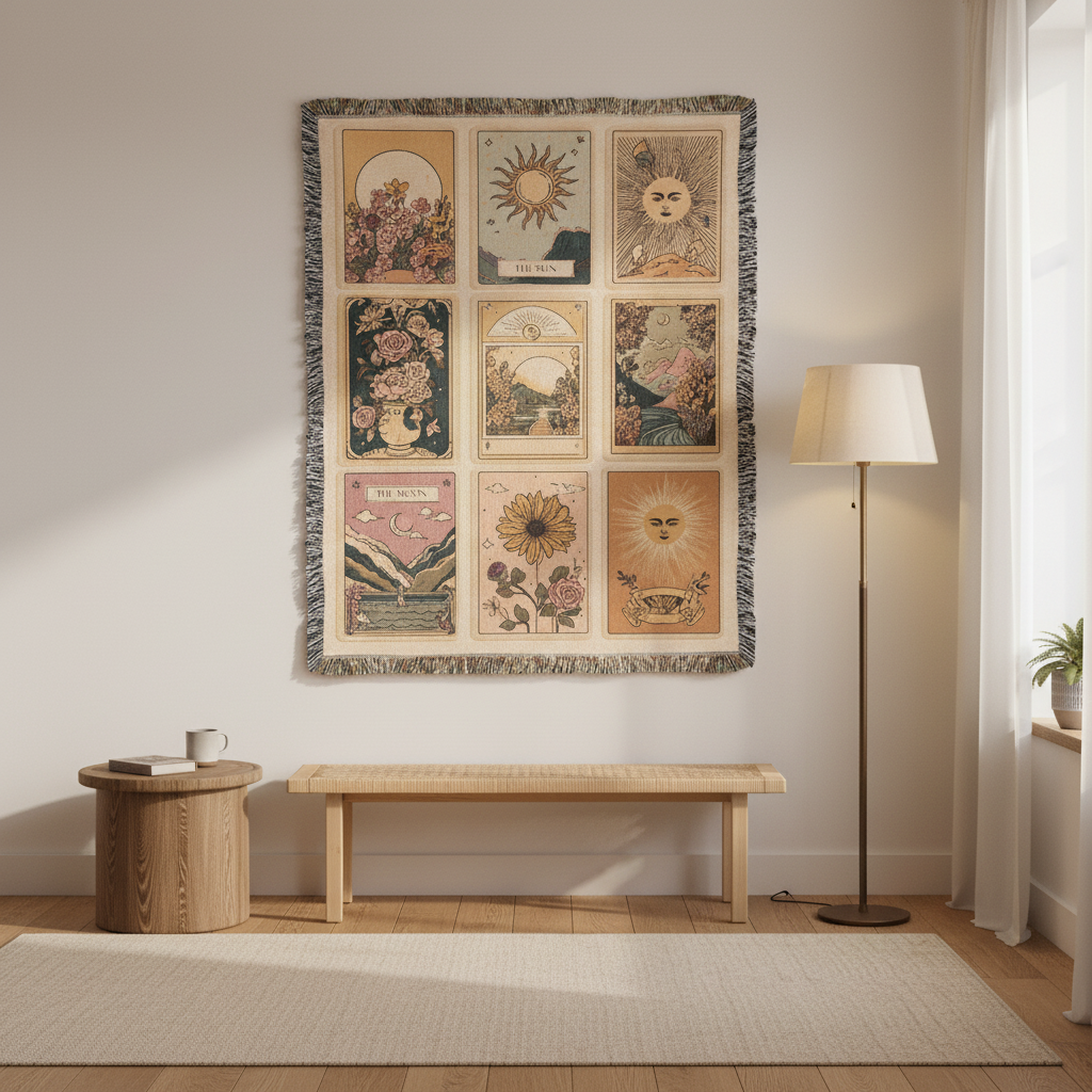 The Tarot Collection Woven Blanket