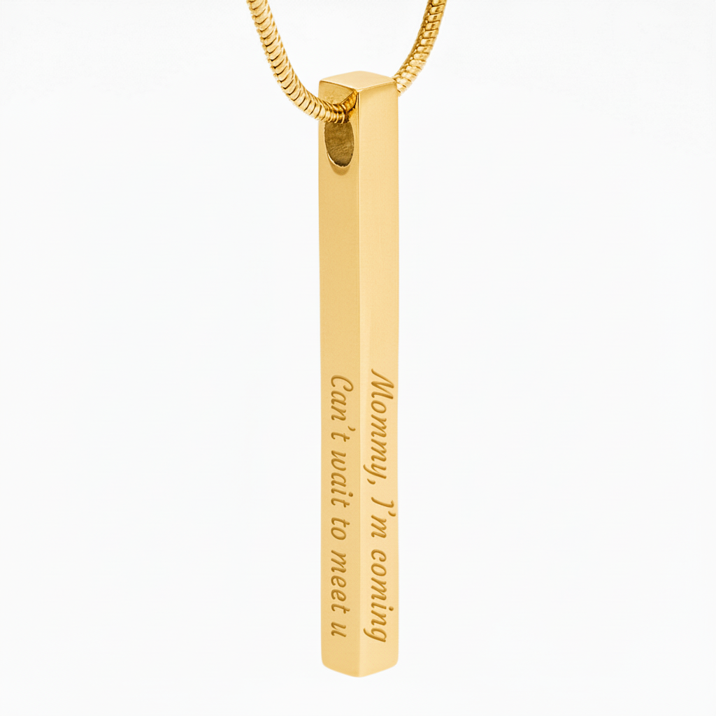 Mom To Be 4 Sided Engraved Bar